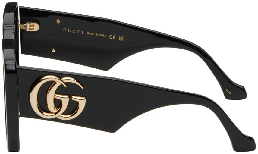 Gucci Black Oversized Square Sunglasses 3