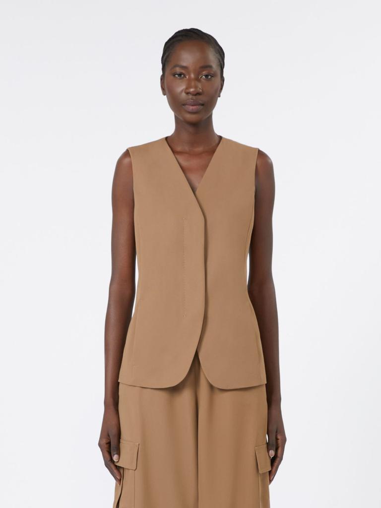 Max Mara Cotton twill gilet