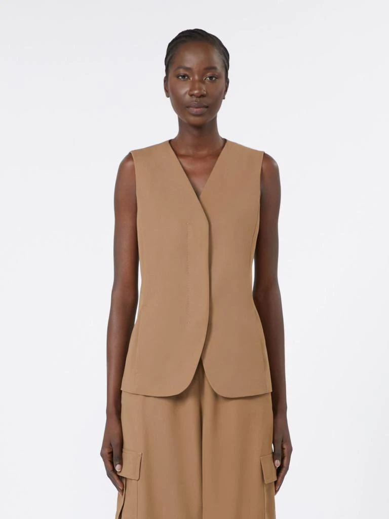 Max Mara Cotton twill gilet 2
