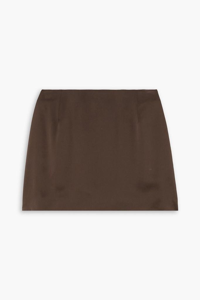 Peter Do Silk-charmeuse mini skirt