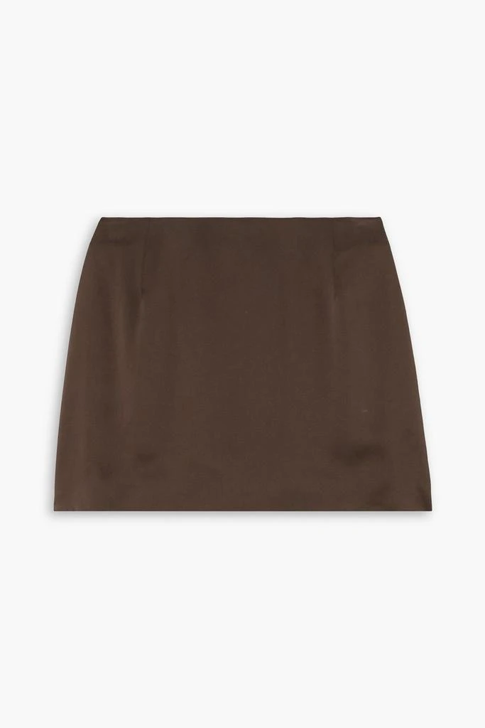 Peter Do Silk-charmeuse mini skirt 1