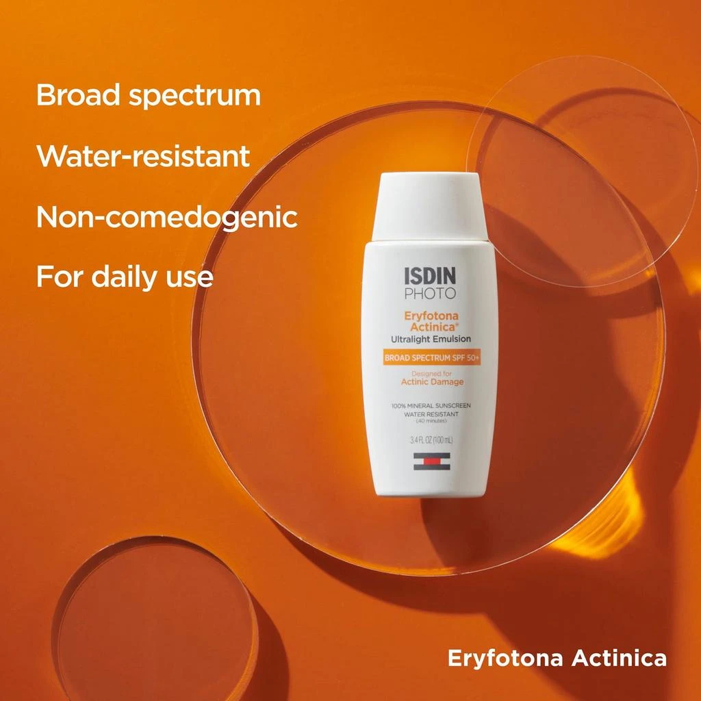 ISDIN ISDIN Eryfotona Actinica Daily Lightweight Mineral SPF 50+ Sunscreen 100ml 8