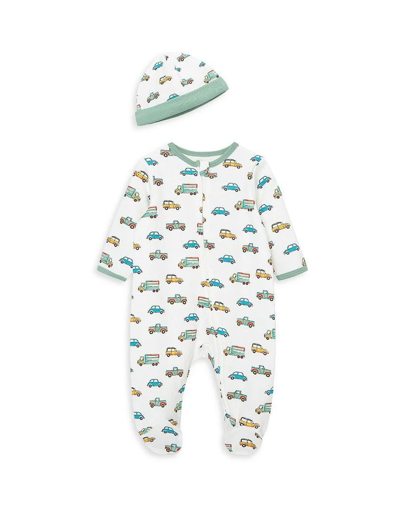 Little Me Boys' On the Go Footie & Hat Set - Baby 1