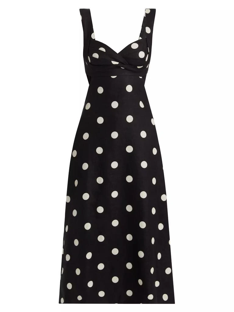 Zimmermann Crush Polka Dot Midi-Dress 1