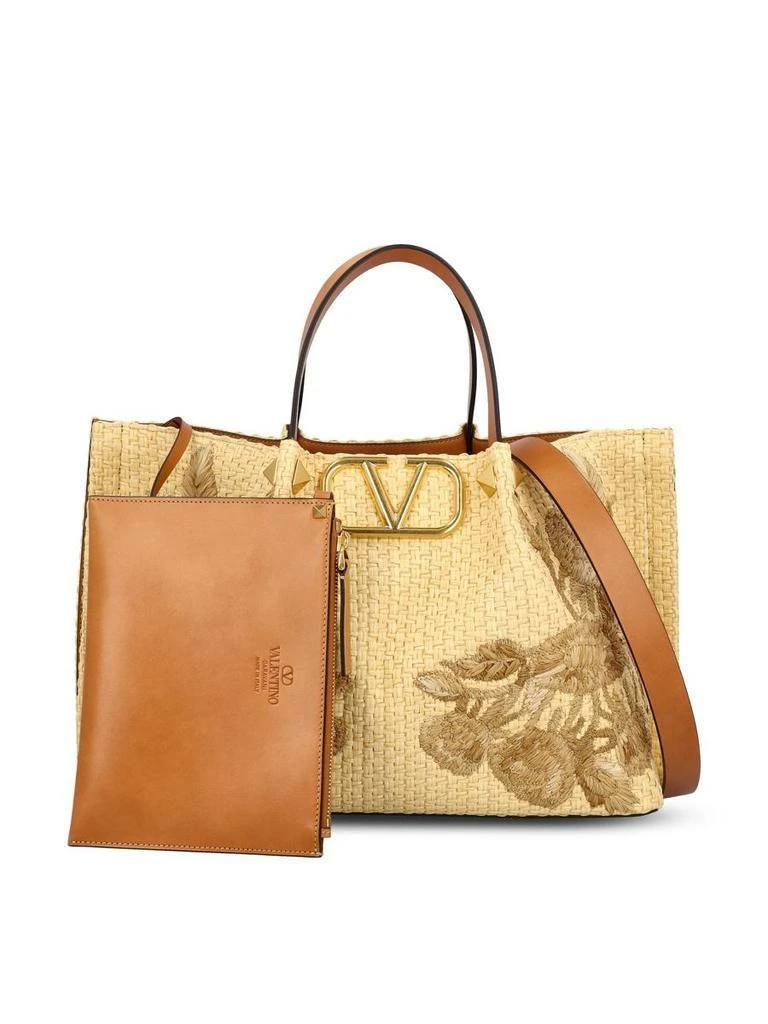 Valentino Valentino Garavani Raffia Tote Bag 1