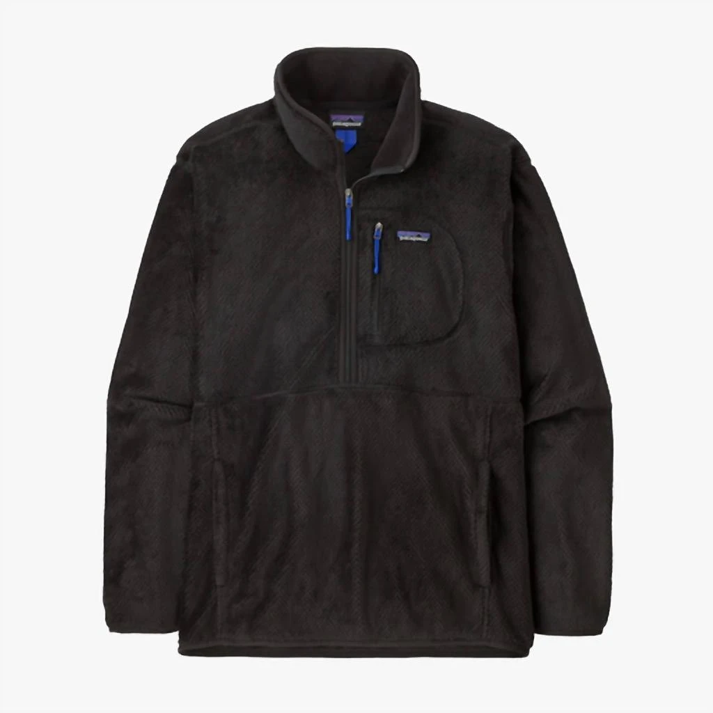 Patagonia Retool Fleece Pullover In Black 1