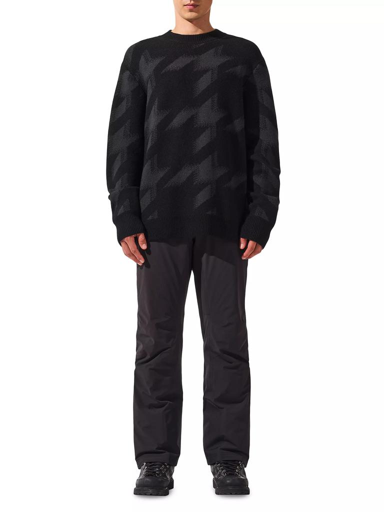 PERFECT MOMENT Cole Houndstooth Merino Knit Sweater
