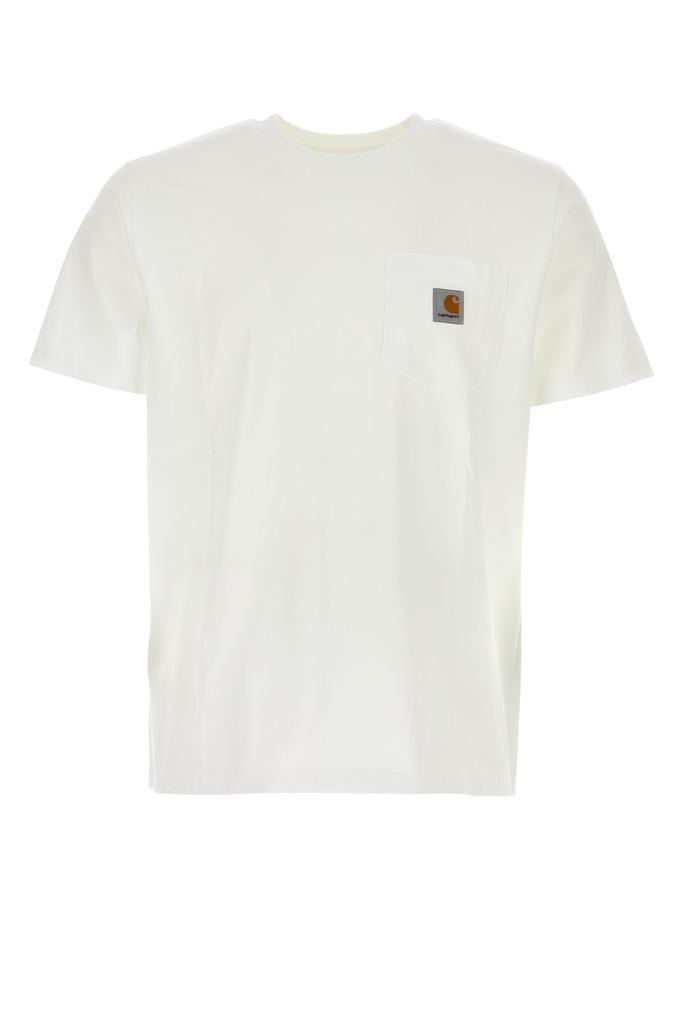 Carhartt WIP White cotton S/S Pocket T-shirt