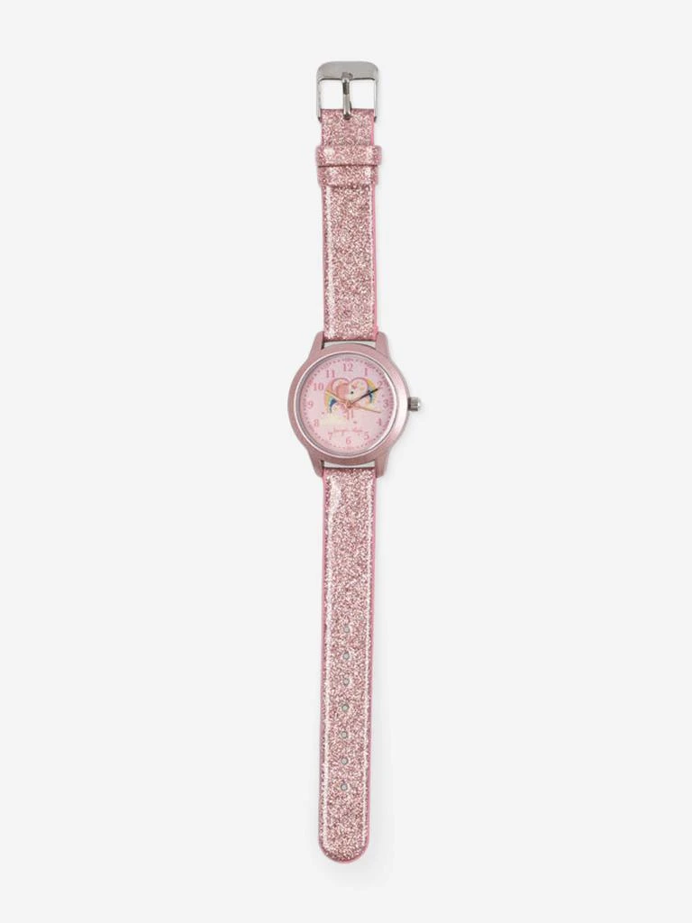 Konges Slojd Konges Sløjd Girls Glitter Watch in Pink 1