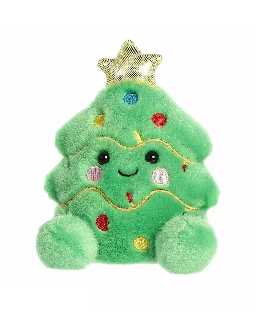 Aurora Mini Douglas Christmas Tree Palm Pals Festive Plush Toy Green 5" 5