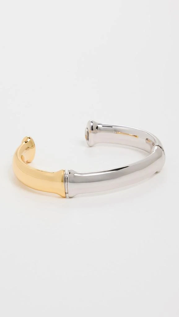 Kenneth Jay Lane Two-Tone Bamboo Bracelet 1