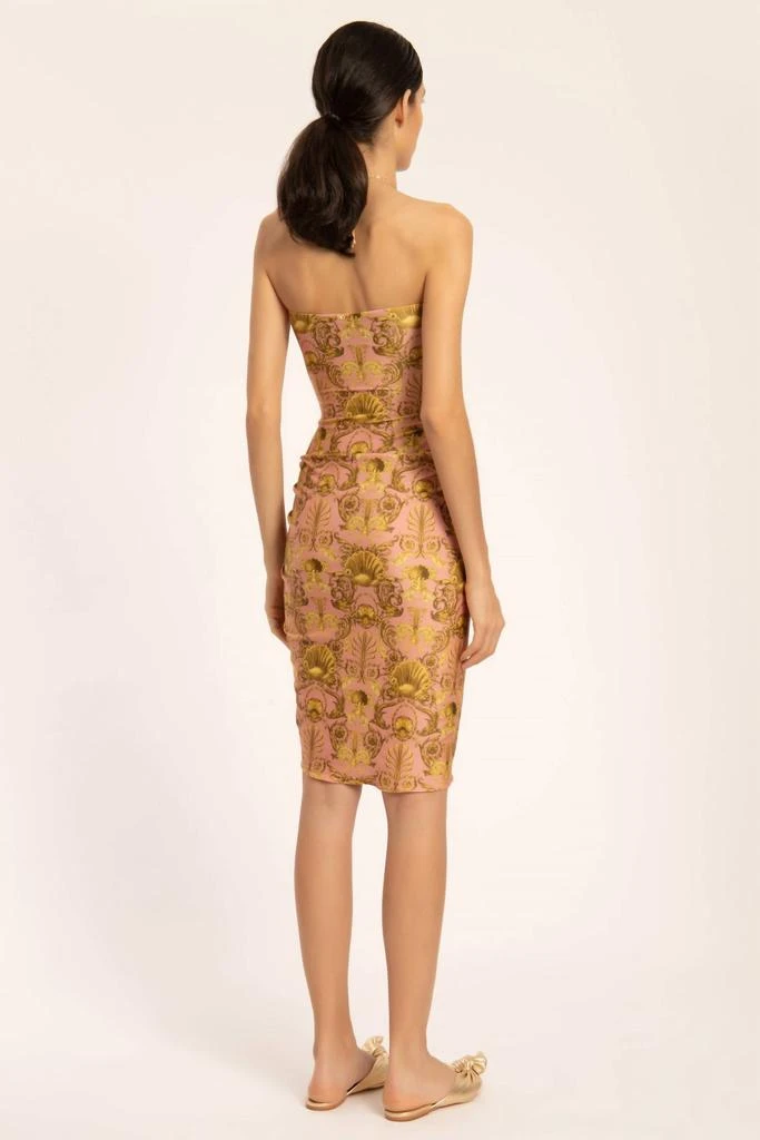 Adriana Degreas SEASHELL FRILLED MIDI DRESS 2