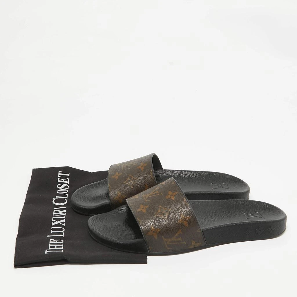 Louis Vuitton Louis Vuitton Monogram Macassar Canvas Waterfront Slides Size 40.5 9
