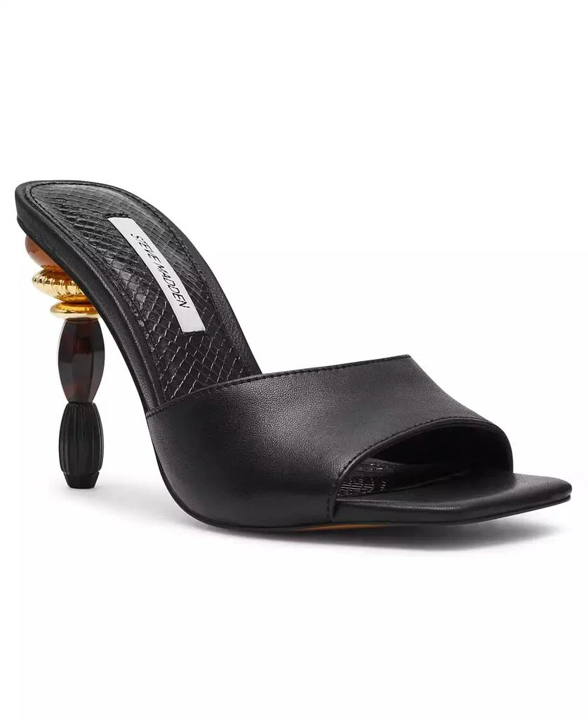 Steve Madden Women's Sia Novelty Square-Toe High-Heel Dress Sandals