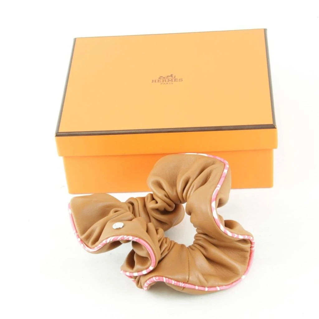 Hermes Leather Scrunchie (Pre-Owned)