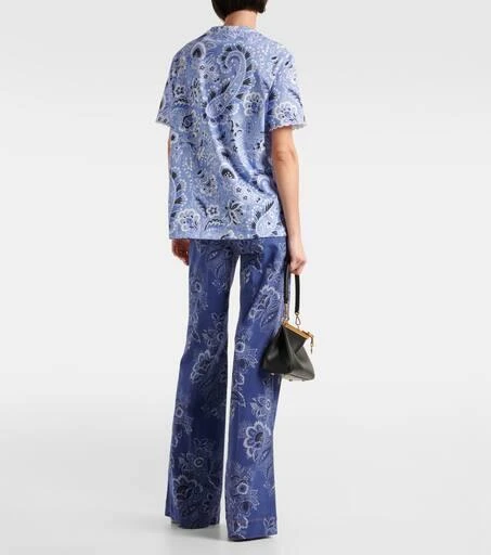 ETRO Printed cotton jersey T-shirt 3