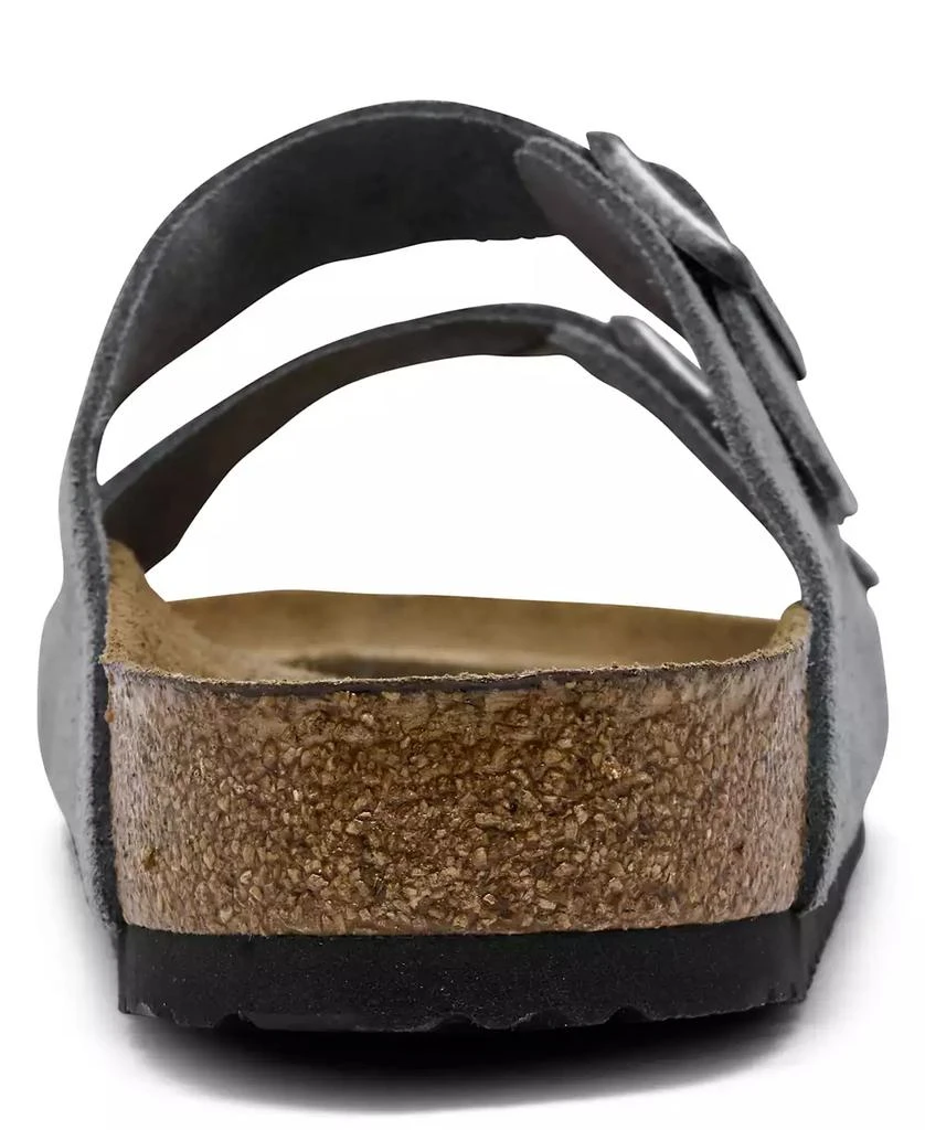 Birkenstock Men
s Arizona Suede Leather Soft Footbed Casual Sandals from Finish Line 4