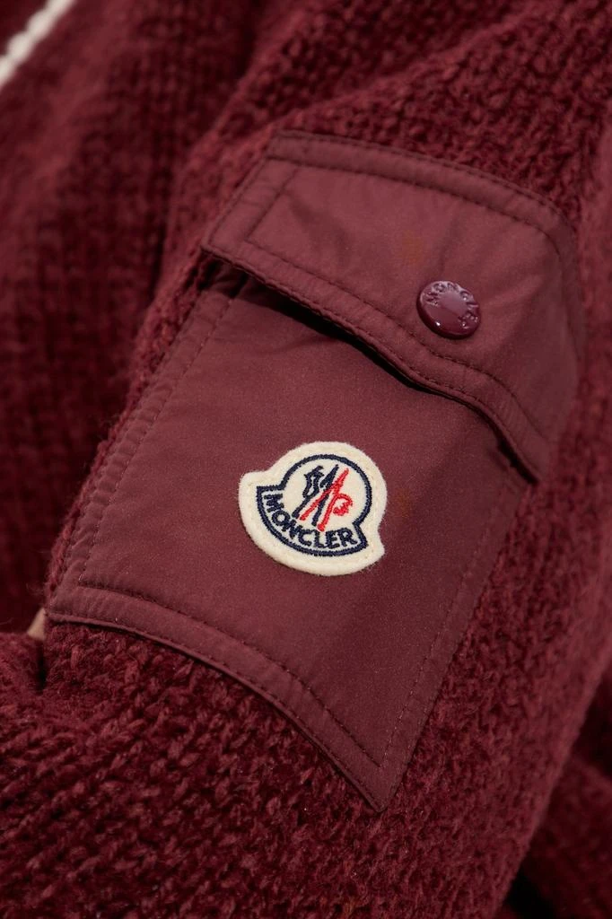 Moncler Moncler V-Neck Knitted Jumper 5