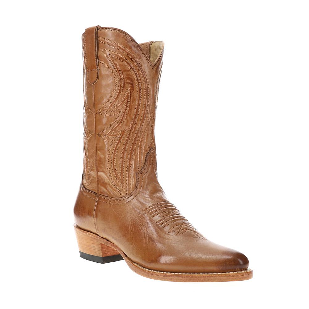 STETSON Nora Embroidered Snip Toe Cowboy Boots
