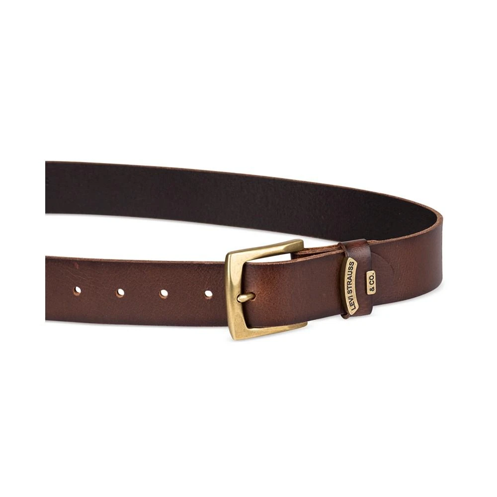 Levi's Men's Gold Buckle Leather Belt 3