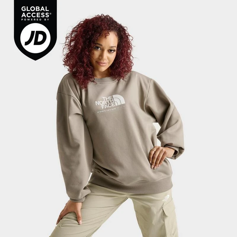 The North Face Women's The North Face Oversized Crewneck Sweatshirt 1