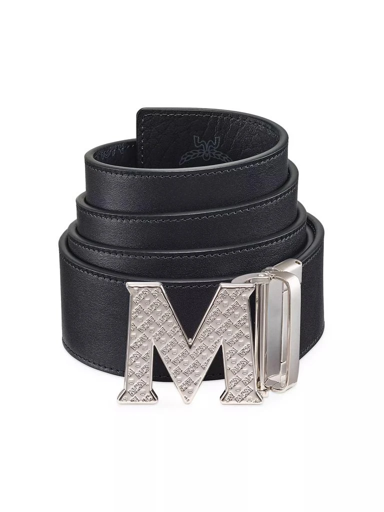 MCM Claus Reversible Logo Engraved Belt 3