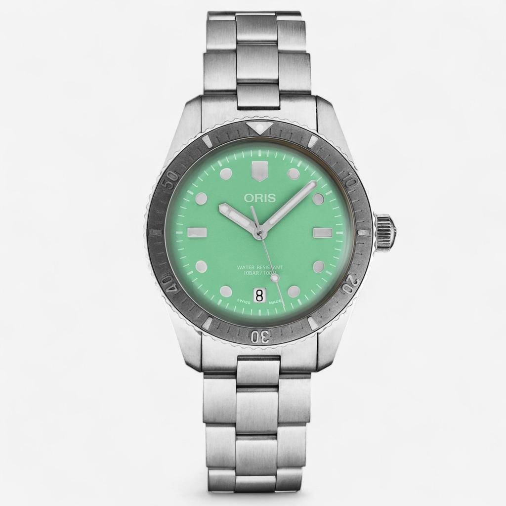 Oris Oris Divers Sixty-Five Stainless Steel Automatic Ladies Watch 73377714057MB