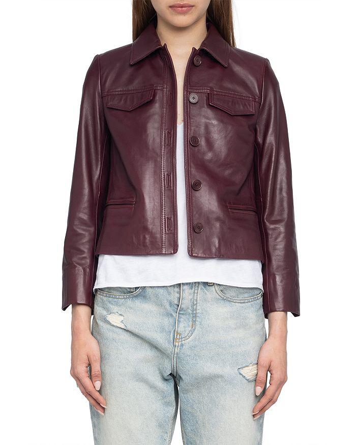 ZADIG & VOLTAIRE Liam Leather Jacket - Jackets - Compare Prices