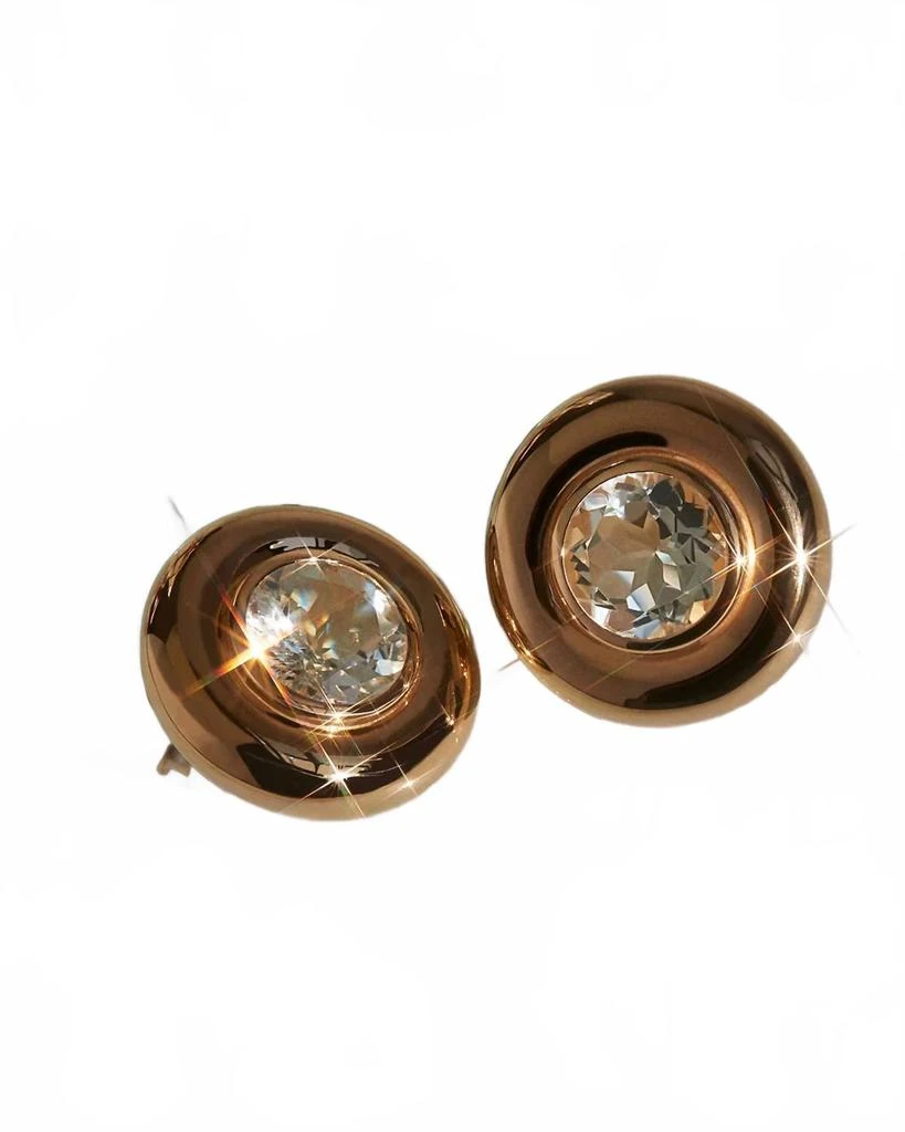 Luv AJ Women
s Noor Stud Earrings In Green