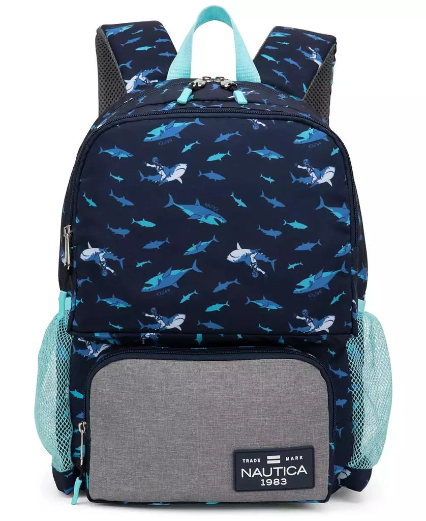 Nautica Kids Backpack for School, 16" H 1