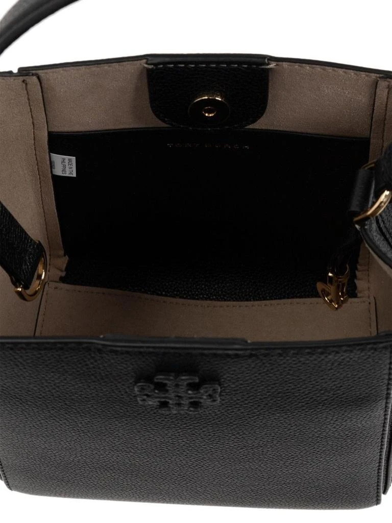 Tory Burch TORY BURCH - Mcgraw Small Leather Bucket Bag 4