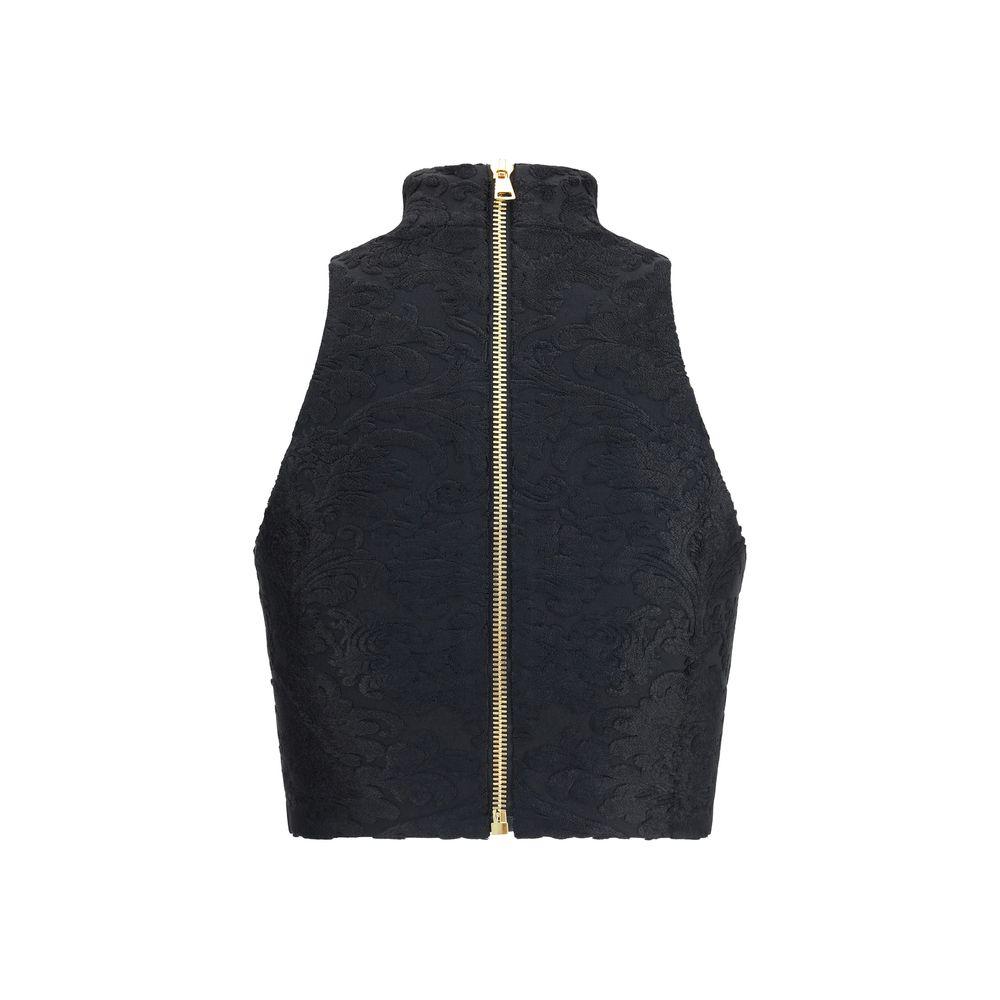 Balmain BUTTONED HLTNK BOUCLETTE BAROQUE Women's TOP