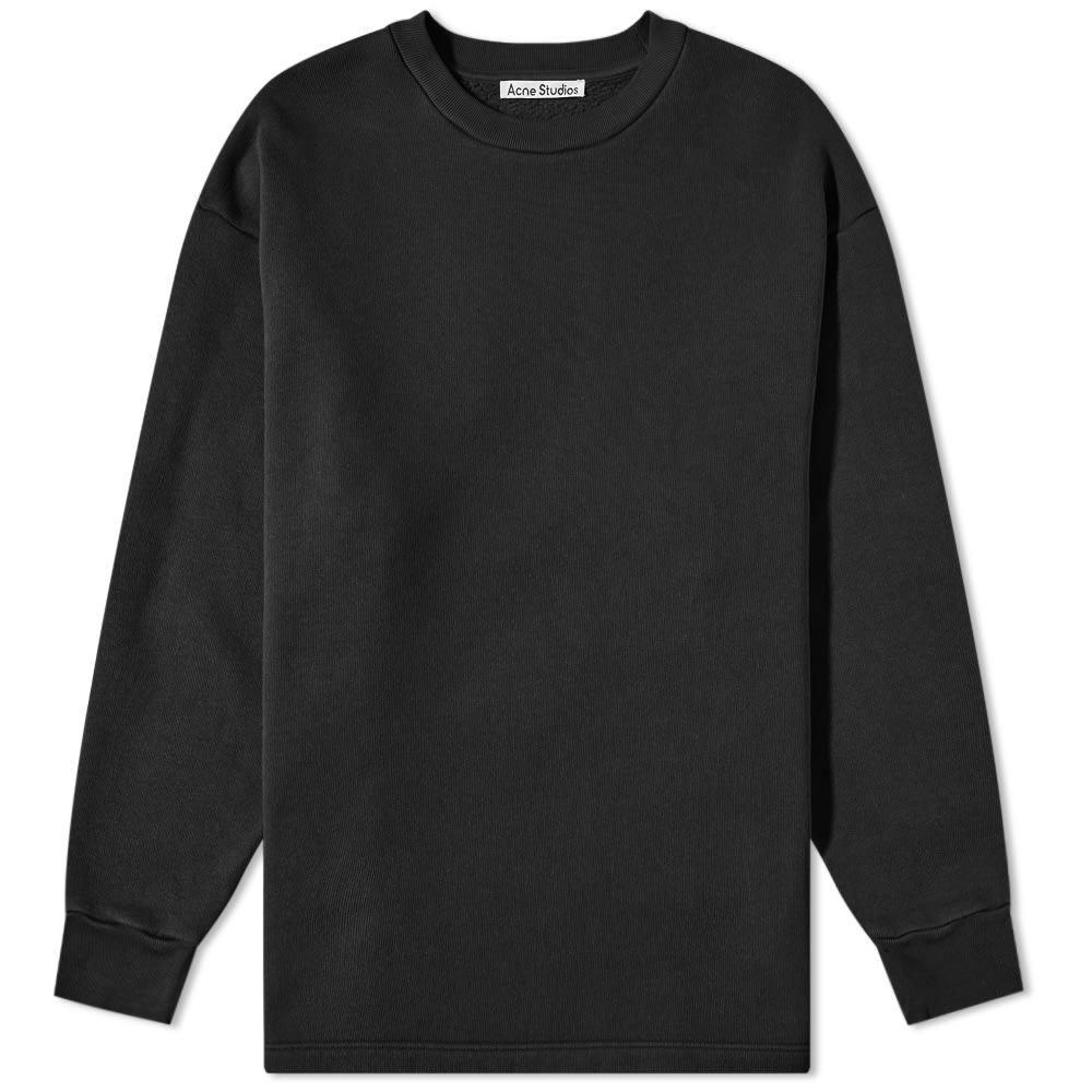 Shop Acne Studios Fin Circle Logo Crew Sweat on Sale at
