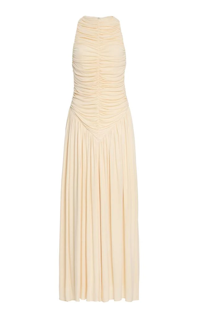 De La Vali Exclusive Cyclone Ruched Jersey Midi Dress - Moda Operandi  On  Sale Now with Up to 60% Off | Discover Exclusive Deals & Savings at  BeyondStyle  Authentic De