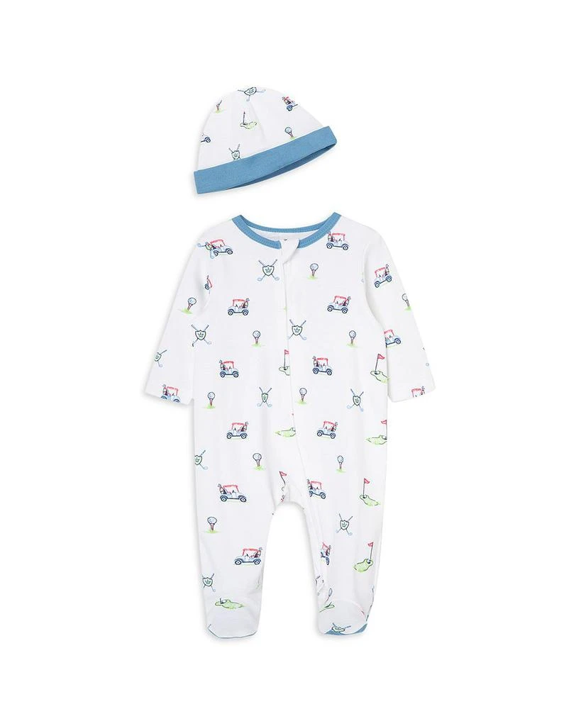 Little Me Boys' Cotton Golf Footie & Hat Set - Baby 4