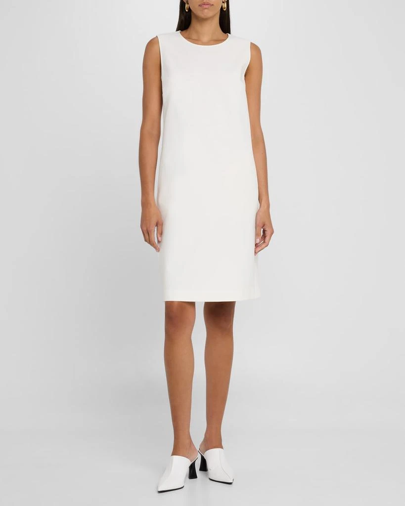 Lafayette 148 New York Sleeveless Cotton-Blend Shift Dress 4