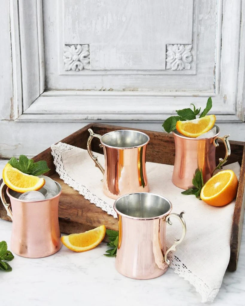 Coppermill Kitchen Vintage-Inspired Cocktail Mugs, Set of 4 1