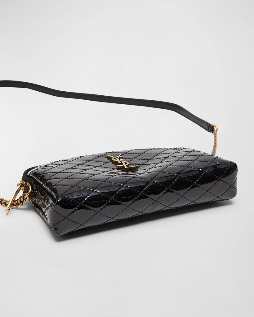 Yves Saint Laurent Gaby YSL Mini Crossbody Bag in Quilted Patent Leather 2