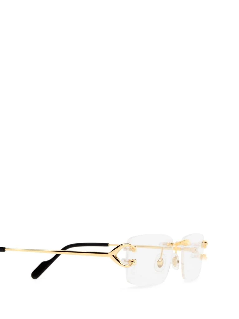 Cartier Cartier Rectangle Frame Glasses 3