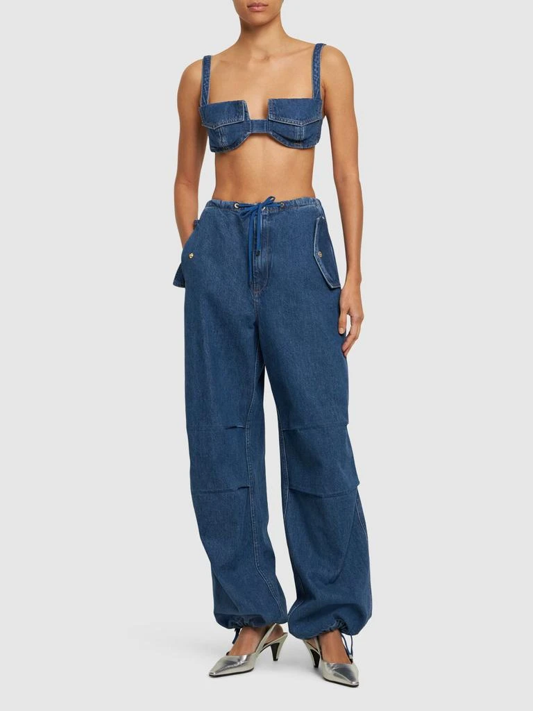 DION LEE Parachute Denim Wide Jeans 1