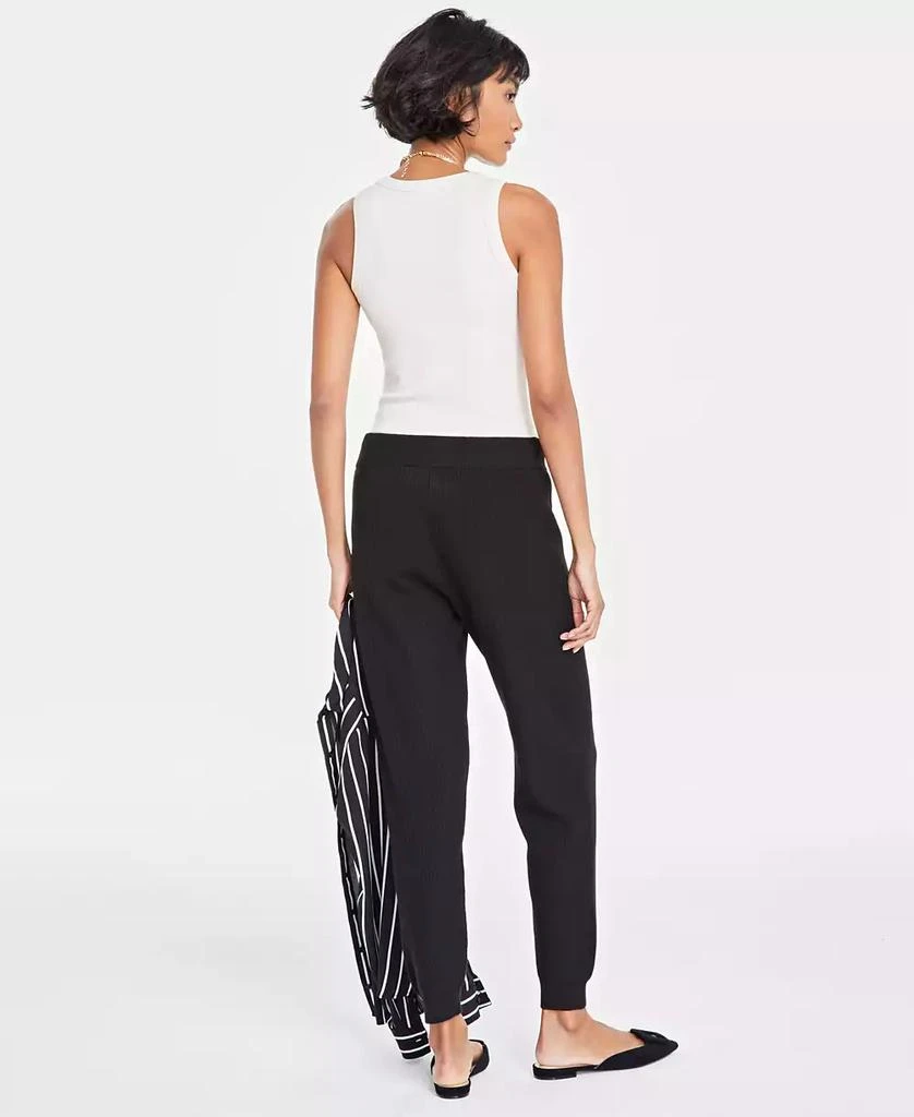 On 34th Women's Sweater-Knit Ribbed Joggers, Created for Macy's 2