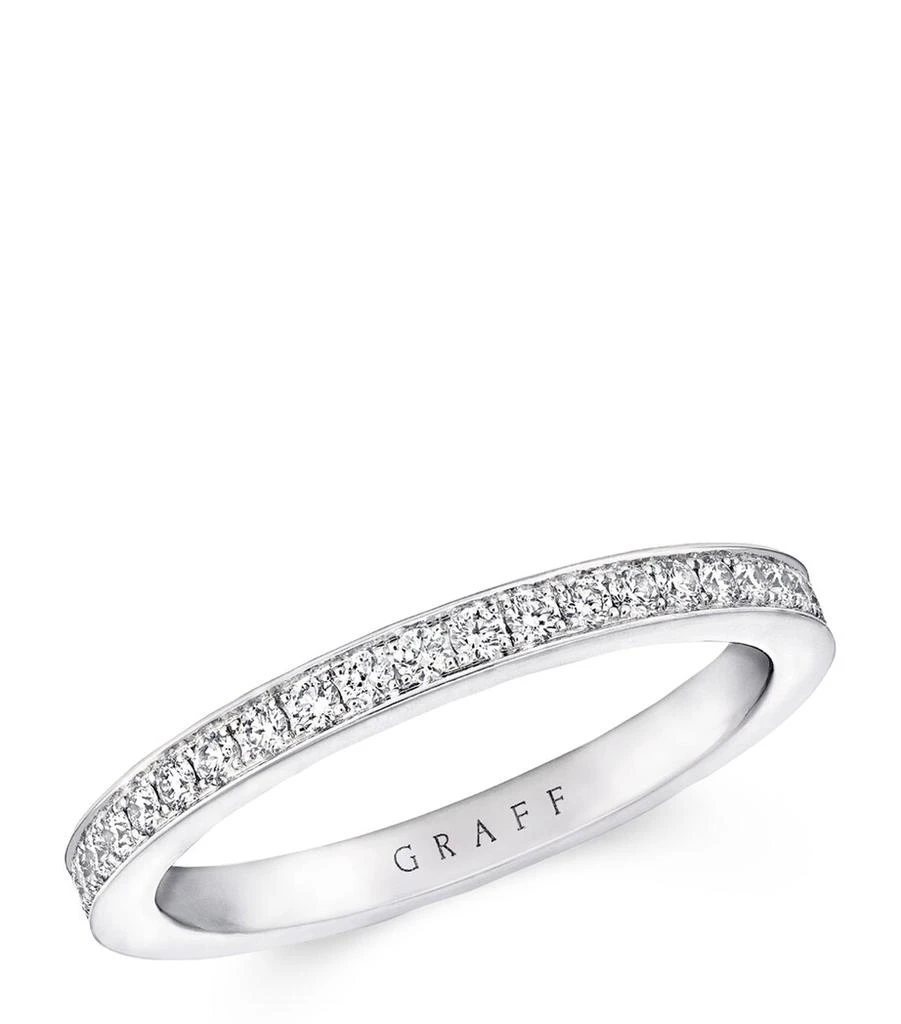 Graff Platinum and Diamond Eternity Ring 1