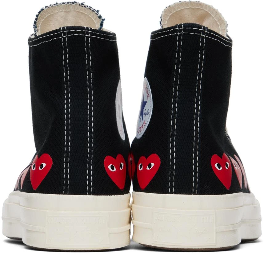 Comme des Garcons Black Converse Edition Chuck 70 Multi Heart Sneakers 2