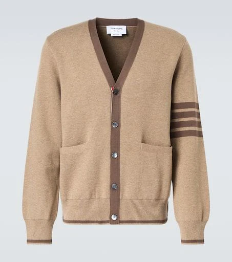 Thom Browne 4-Bar cotton cardigan 1