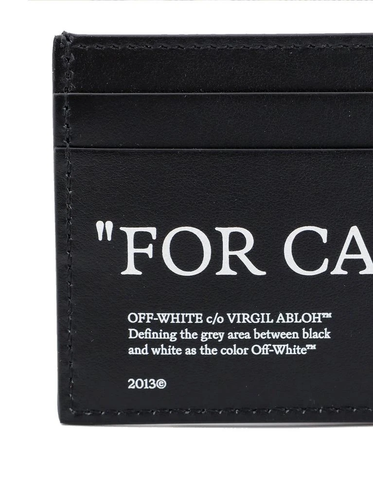 Off-White Off-White Quote Motif Open Top Cardholder 3