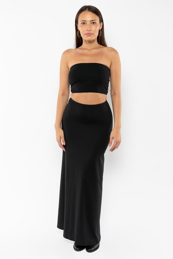 Los Angeles Apparel RSNJ103 - UPF40 Performance Jersey Maxi Skirt