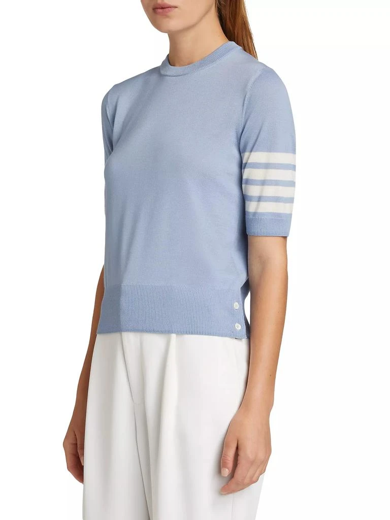 Thom Browne Wool Short-Sleeve Knit Top 3