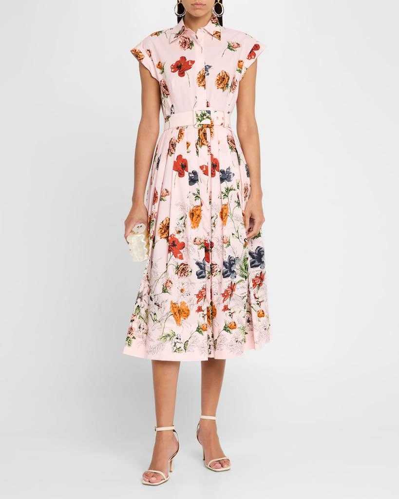 Cara Cara Octavia Floral Cap-Sleeve Dress 4
