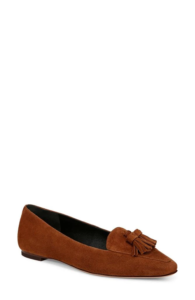 VERONICA BEARD Cleo Tassel Pointed Toe Loafer 1