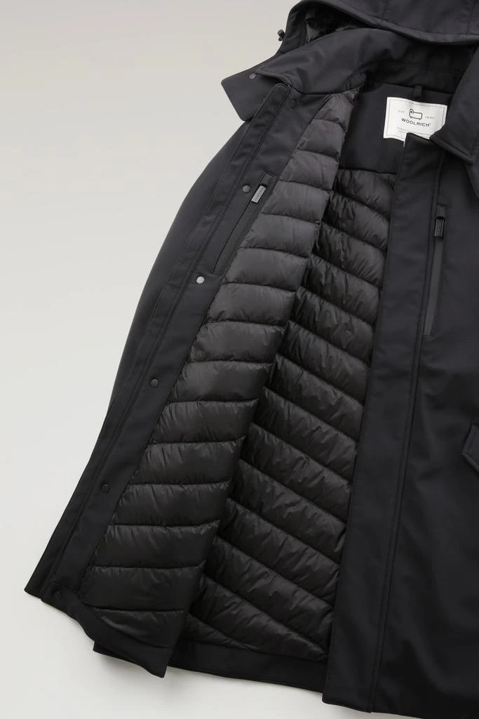 Woolrich Barrow Mac Softshell Coat - Men - Blue 7